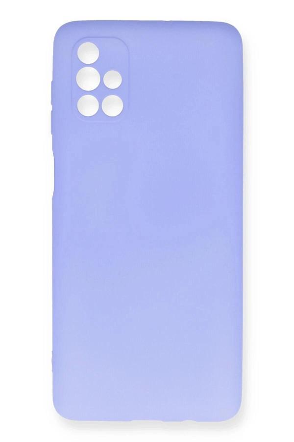 Samsung Galaxy M51 Kılıf First Silikon - Lila - Image 1