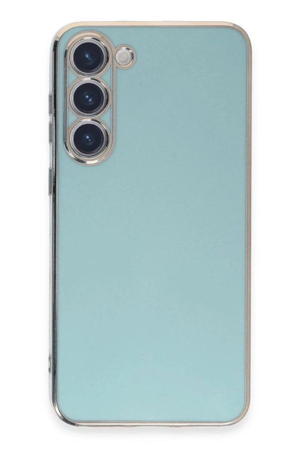 Samsung Galaxy S23 Kılıf Volet Silikon - Açık Yeşil - Image 1