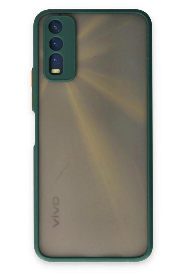 Vivo Y11S Kılıf Montreal Silikon Kapak - Yeşil - Image 1