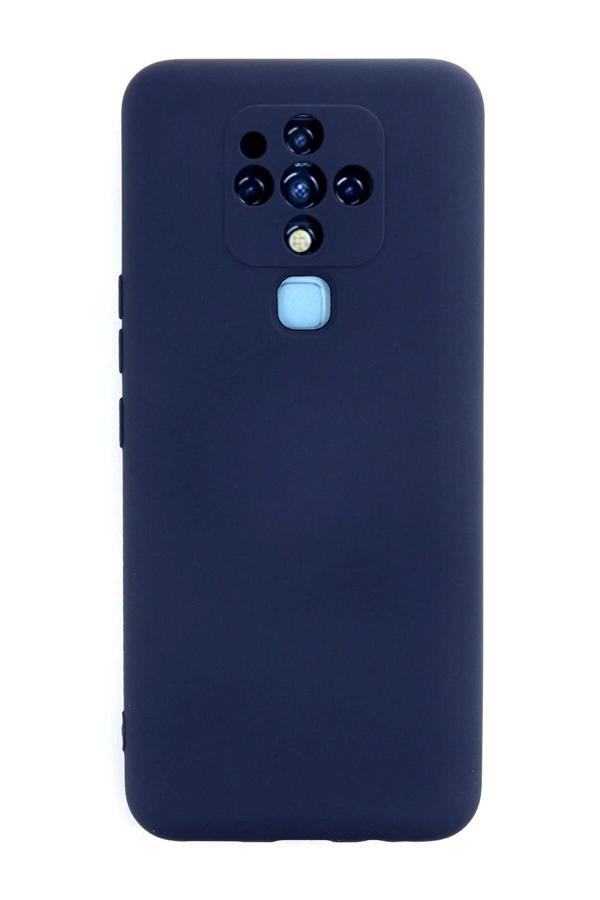 Tecno Camon 16 Kılıf Nano içi Kadife Silikon - Lacivert - Image 1
