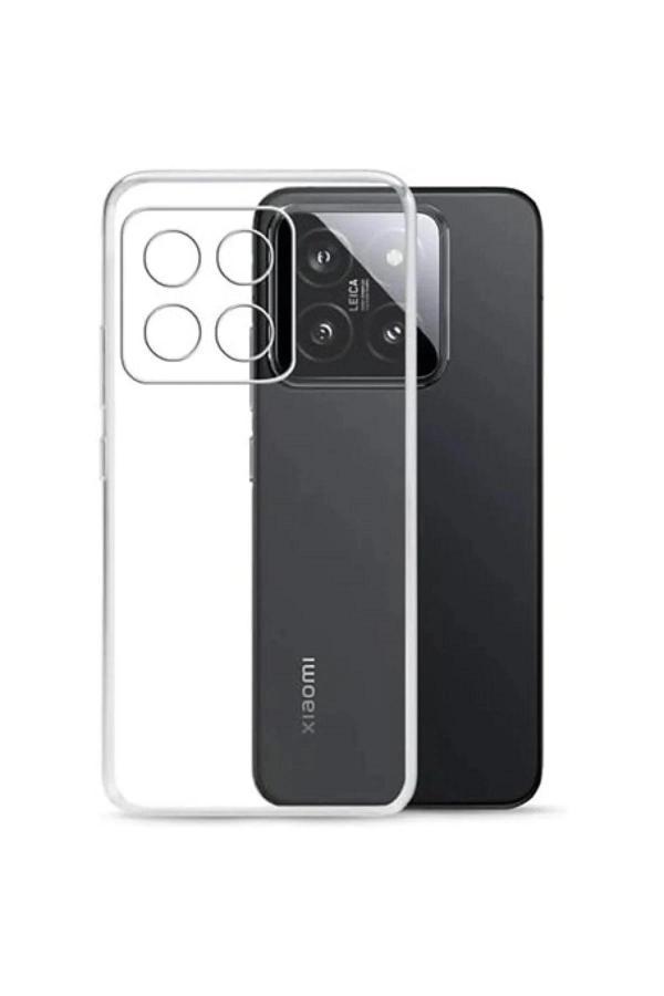 Xiaomi Mi 14T Pro Kılıf Lüx Şeffaf Silikon - Image 1