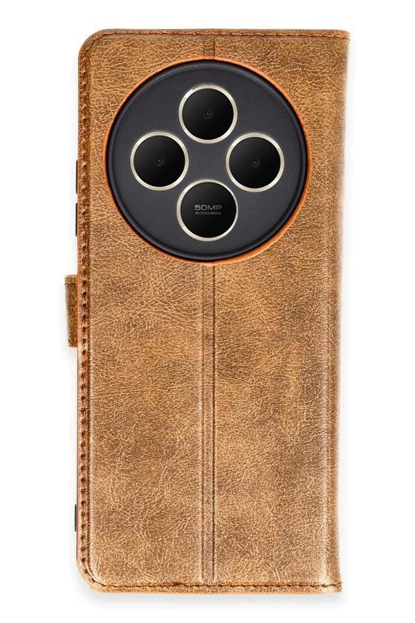 Xiaomi Redmi 14C Kılıf Trend S Plus Kapaklı Kılıf - Taba - Image 1