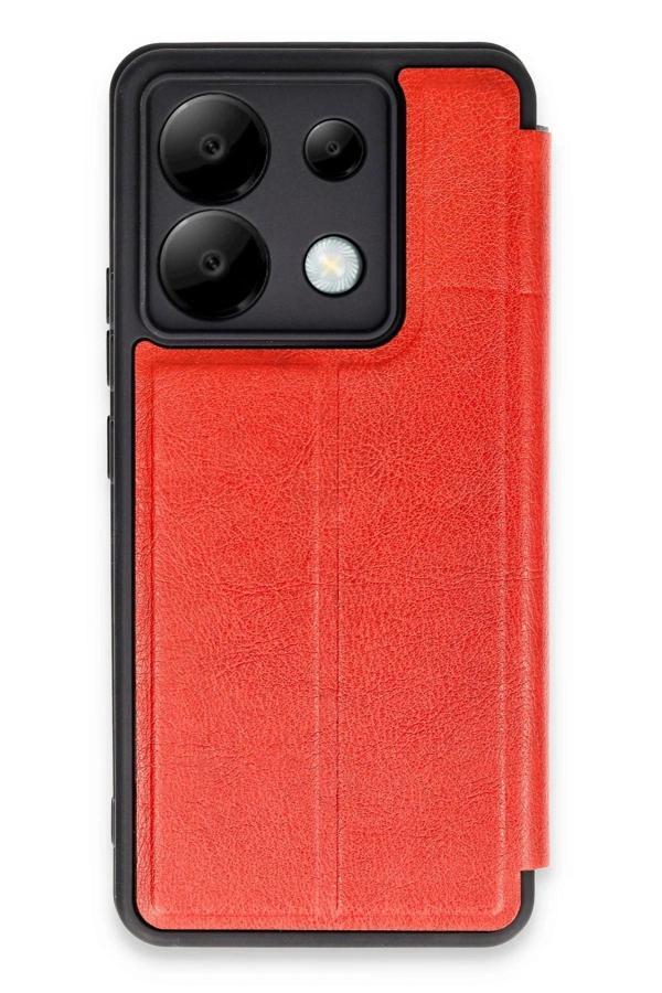 Xiaomi Redmi Note 13 Pro 5G Kılıf Flip Cover - Kırmızı - Image 1