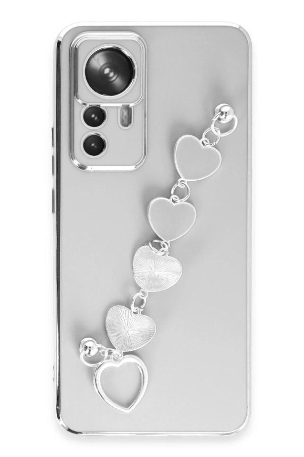 Xiaomi Mi 12T Pro Kılıf Esila Silikon - Beyaz - Image 1