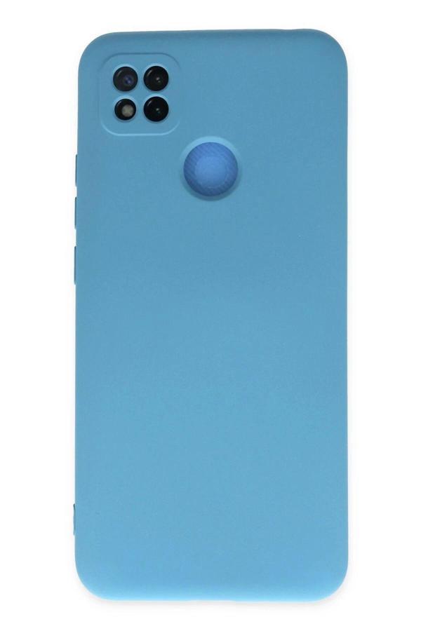 Xiaomi Redmi 9C Kılıf Nano içi Kadife Silikon - Mavi - Image 1