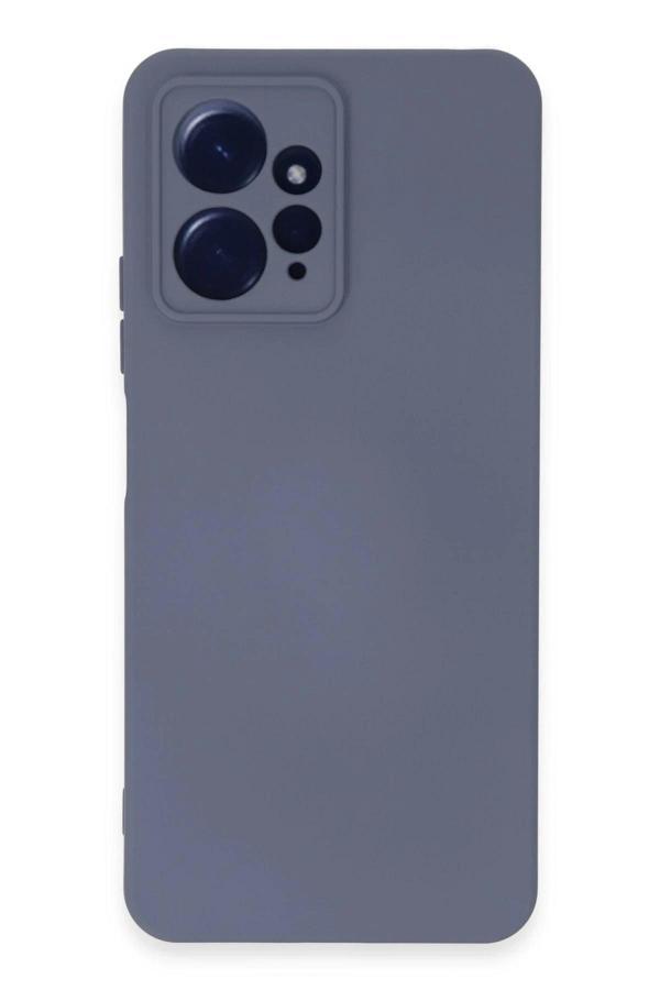 Xiaomi Redmi Note 12 4G Kılıf Nano içi Kadife Silikon - Gri - Image 1