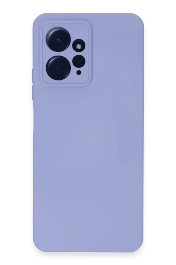 Xiaomi Redmi Note 12 4G Kılıf Nano içi Kadife Silikon - Lila - Image 1