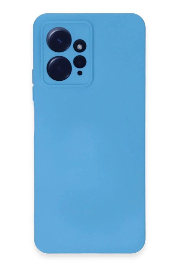 Xiaomi Redmi Note 12 4G Kılıf Nano içi Kadife Silikon - Mavi - Image 1