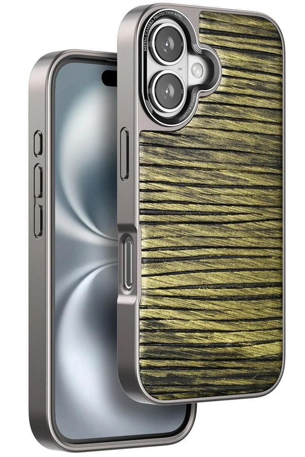 Venco iPhone 16 Wave Kapak - Koyu Kahve - Image 1