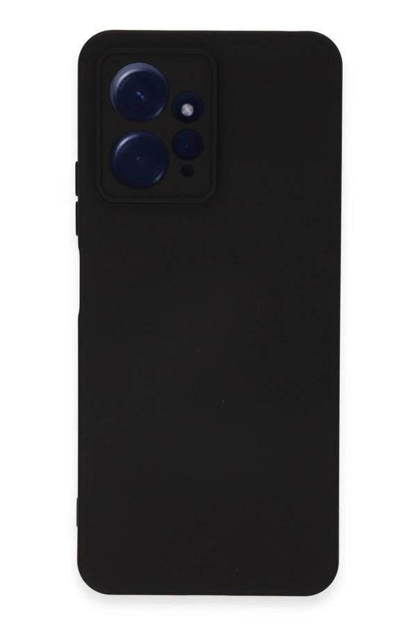 Xiaomi Redmi Note 12 4G Kılıf Nano içi Kadife Silikon - Siyah - Image 1