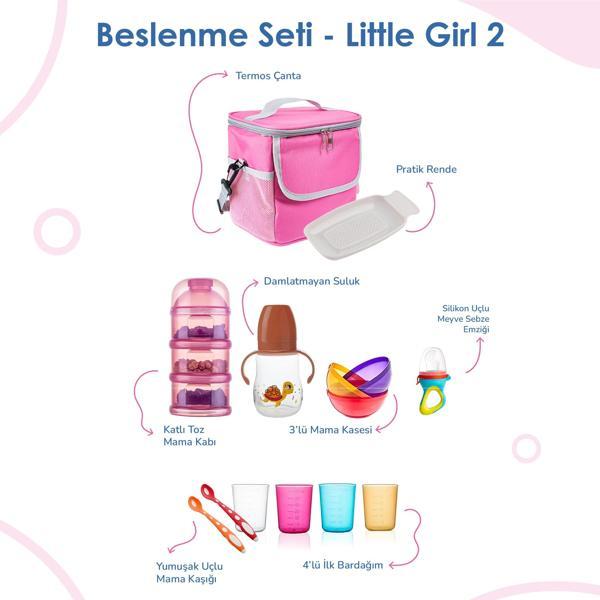 Babyjem Bebek Hediye Beslenme Seti Little Girl 8 Parça - Image 1