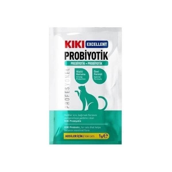 Kiki Excellent Kediler için Toz Probiyotik ve Prebiyotik Saşe 1 Gr 1 Adet - Image 1