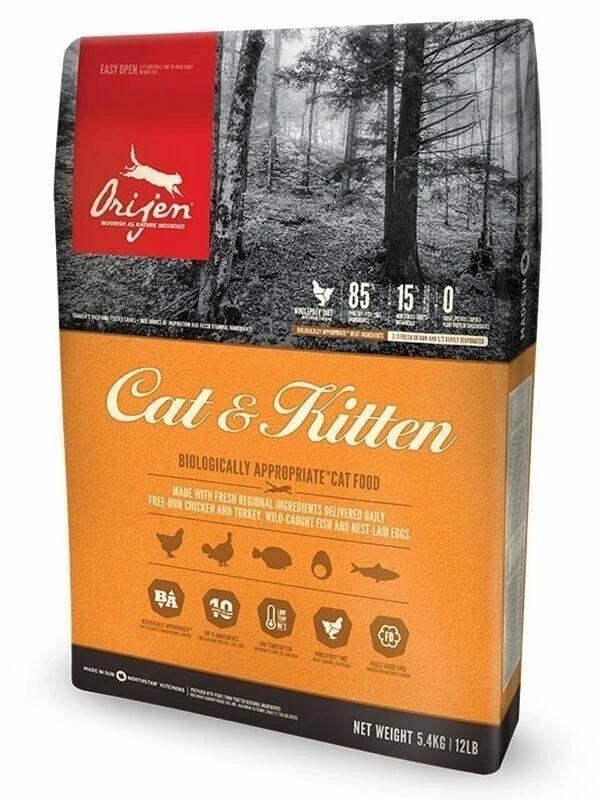 Orijen Kitten Tahılsız Tavuklu Yavru ve Yetişkin Kedi Maması 1.8 Kg - Image 1