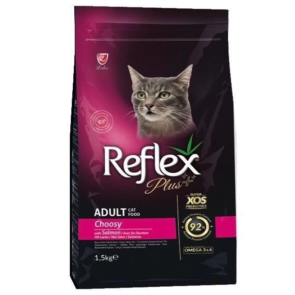 Reflex Plus Adult Choosy Somonlu Yetişkin Kedi Maması 1.5 Kg - Image 1