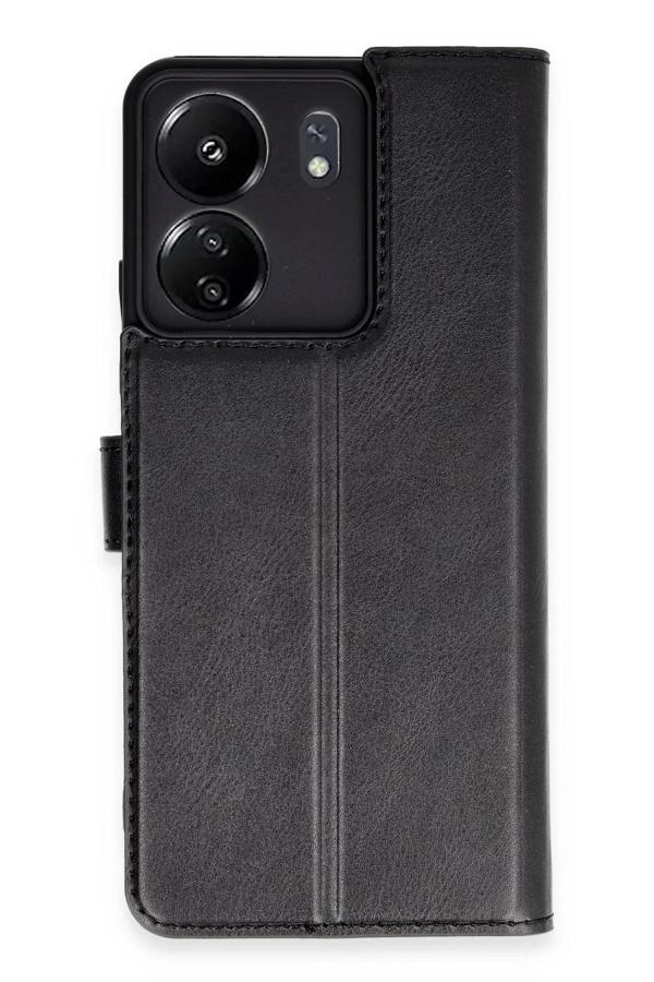 Xiaomi Redmi 13C Kılıf Trend S Plus Kapaklı Kılıf - Siyah - Image 1
