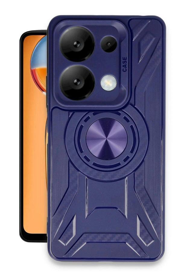 Xiaomi Redmi Note 13 Pro 4G Kılıf Lincoln Silikon - Lacivert - Image 1