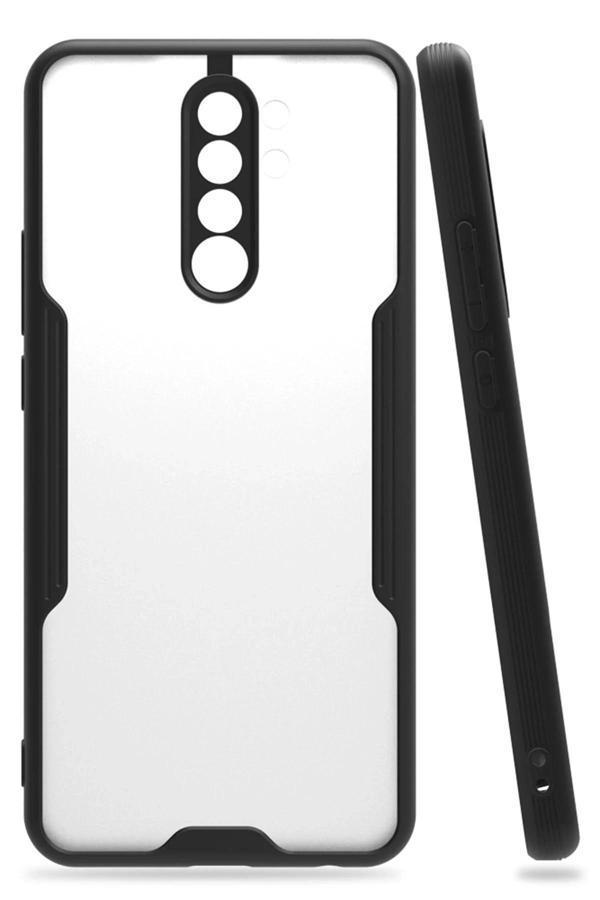 Xiaomi Redmi Note 8 Pro Kılıf Platin Silikon - Siyah - Image 1