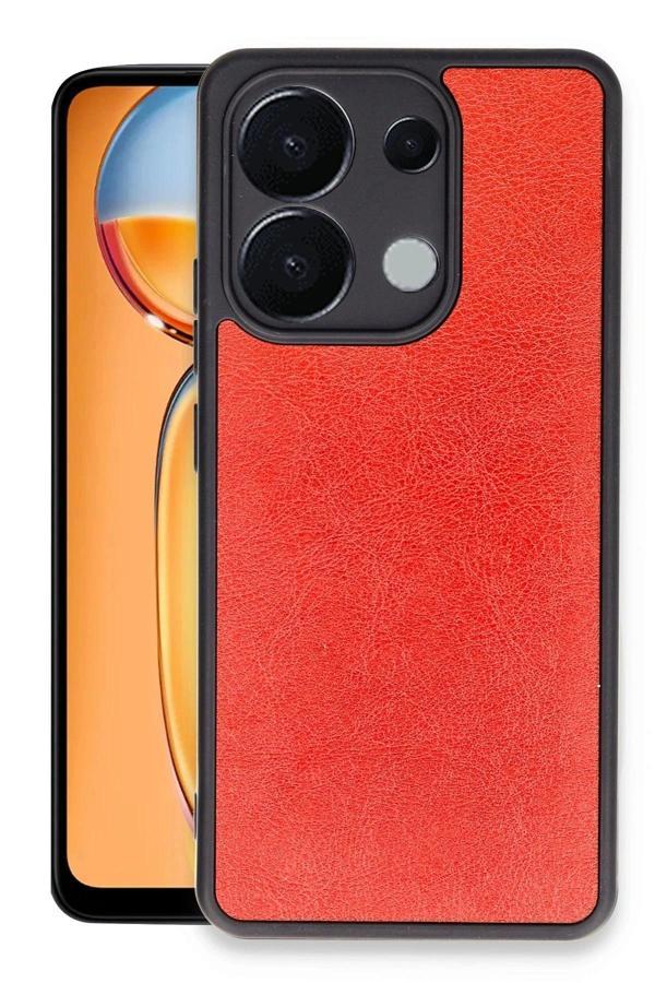 Xiaomi Redmi Note 13 Pro 5G Kılıf Aras Deri Kapak - Kırmızı - Image 1
