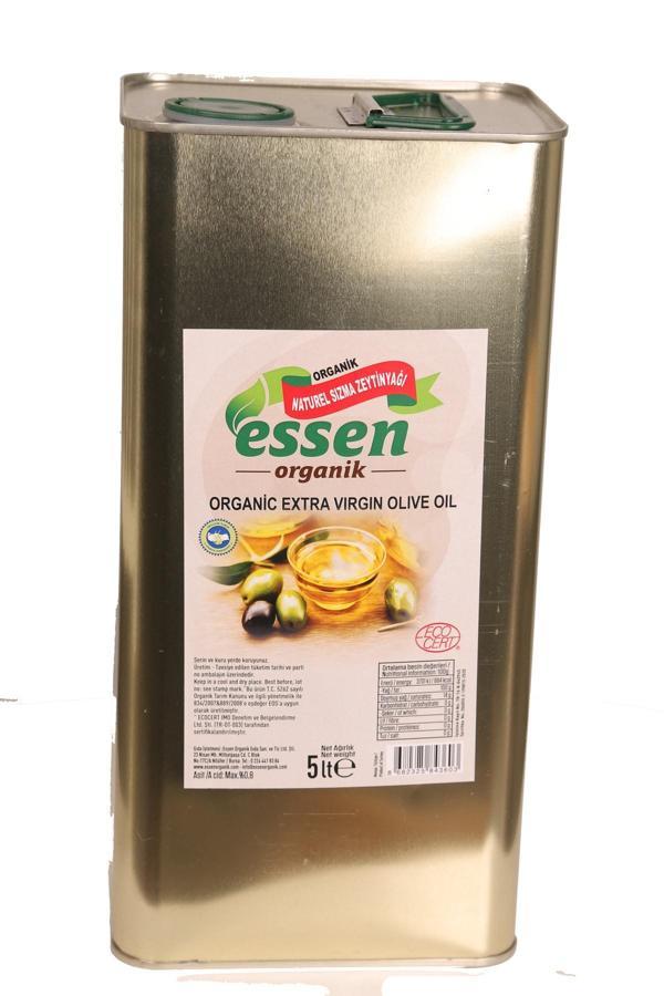 Essen Organik Organik Sızma Zeytin Yağı 5 Lt - Image 1