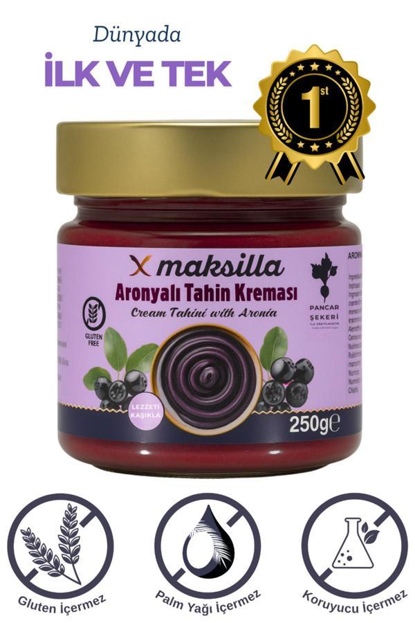 Maksilla Aronyalı Tahin Kreması Gurme 250 G - Antioksidan & Protein Kaynağı - Image 1