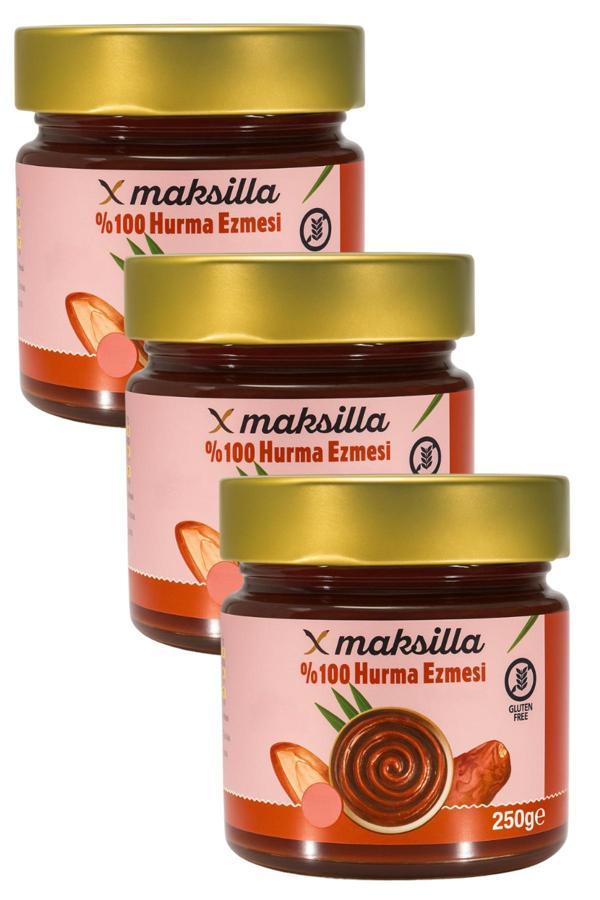 Maksilla Katkısız %100 Hurma Ezmesi 3’Lü Paket (250 G X 3 Adet) - Image 1