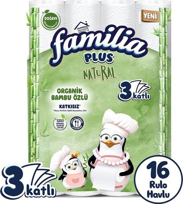 Familia Plus Natural 16'lı Kağıt Havlu - Image 1