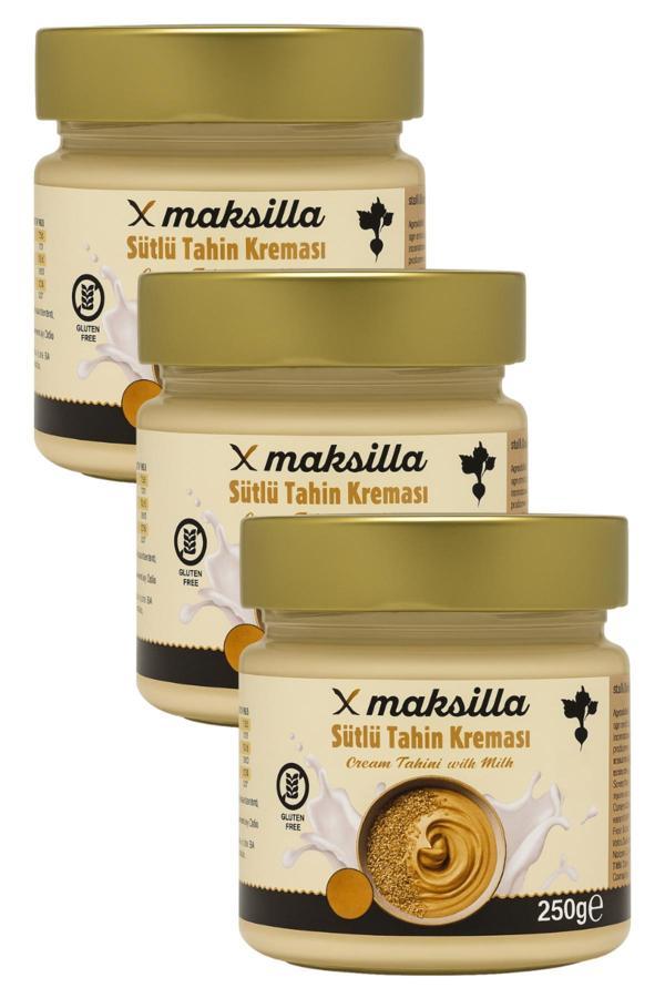 Maksilla Sütlü Tahin Kreması 3’Lü Paket (250 G X 3) - Image 1