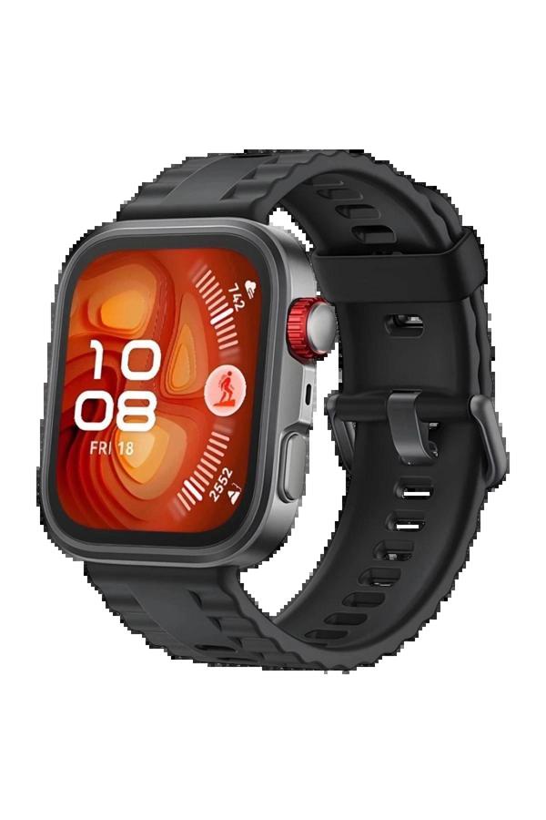 Huawei Fit 4 Nova Silikon Kordon - Siyah-(5796) - Image 1