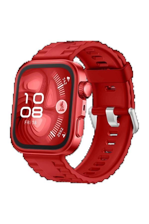 Huawei Fit 4 Nova Silikon Kordon - Kırmızı-(5796) - Image 1