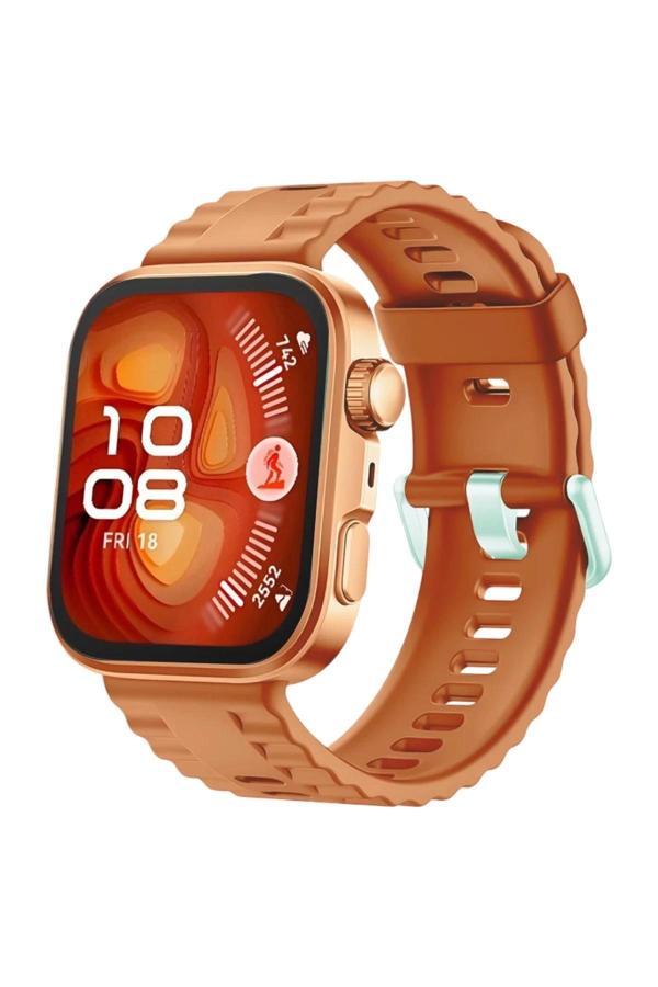 Huawei Fit 4 Nova Silikon Kordon - Turuncu-(5796) - Image 1