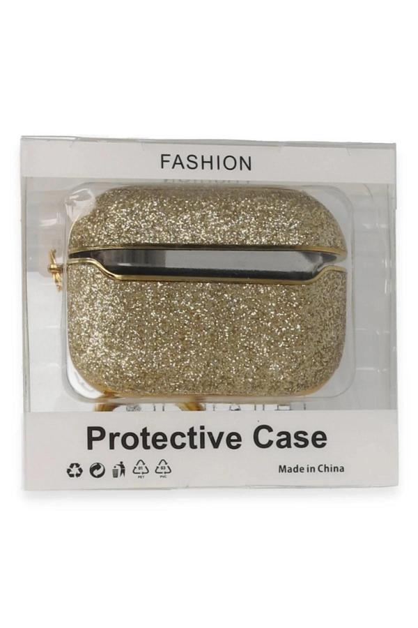 Airpods 3 (3.nesil) Spell Simli Kılıf - Gold-(5796) - Image 1