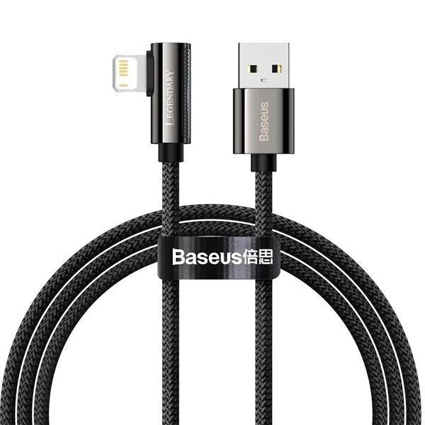 Baseus Legend Elbow USB to iPhone Lightning 2.4A Hızlı Data Şarj Kablosu 1m-(5775) - Image 1