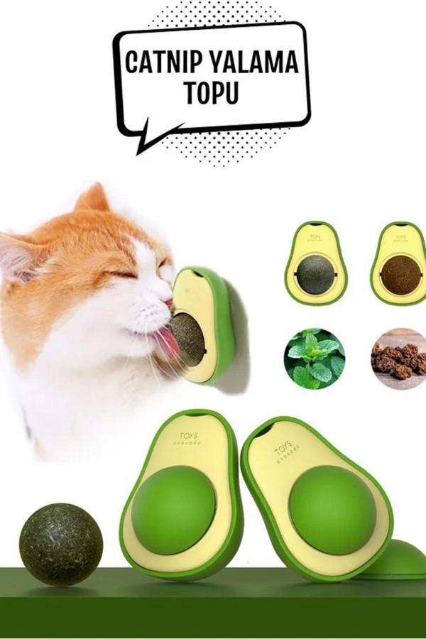 Patinut Kedi Yalama Topu Catnip Avokado Şekilli - Image 1