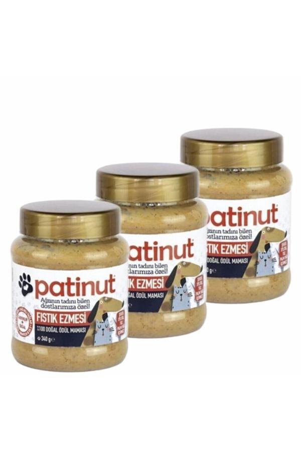 Patinut Ödül Maması - Kedi Ve Köpekler Için Fıstık Ezmesi -340 Gr X3 - Image 1