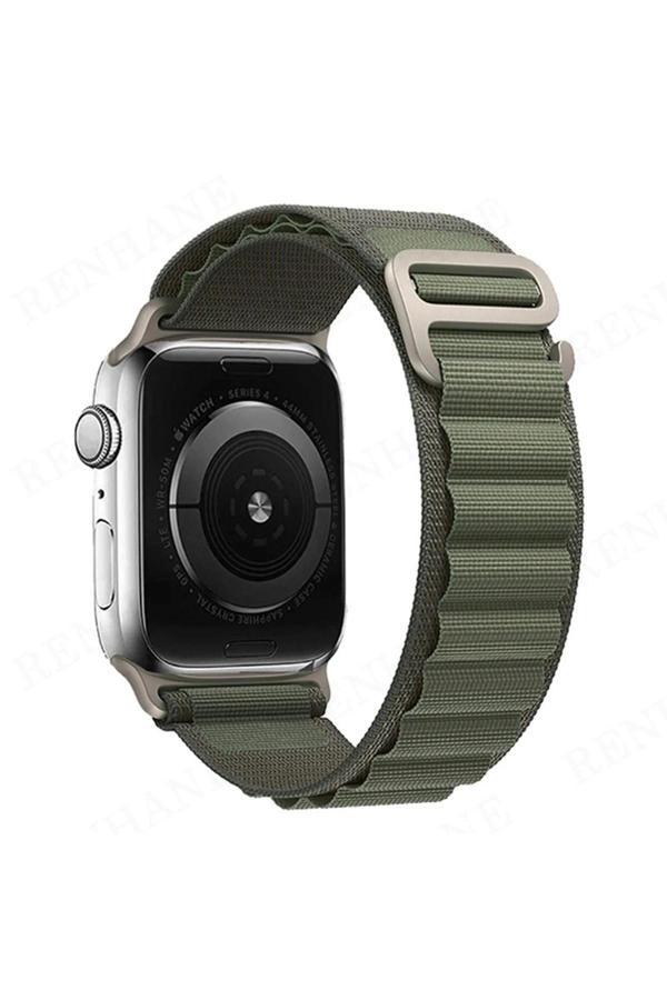 Apple Watch Ultra 49mm Mountain Kordon - Yeşil-(5796) - Image 1