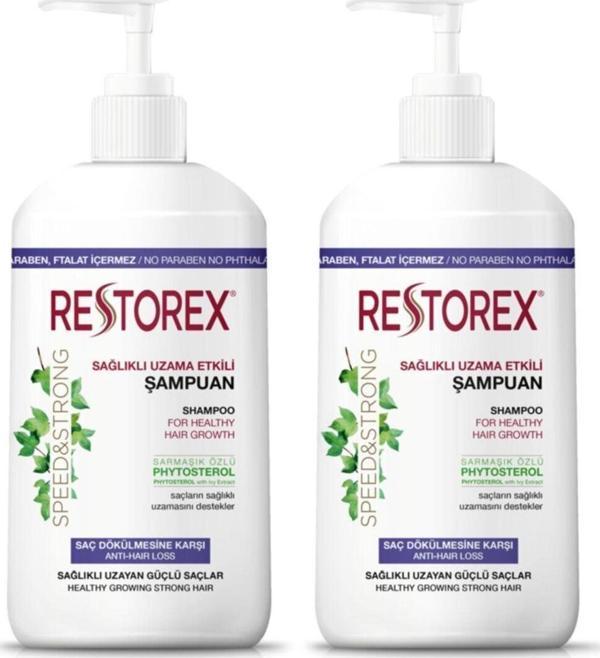 Restorex Saç Dökülmesine Karşı Ekstra Direnç  Şampuan 1000 ml 2 Adet - Image 1