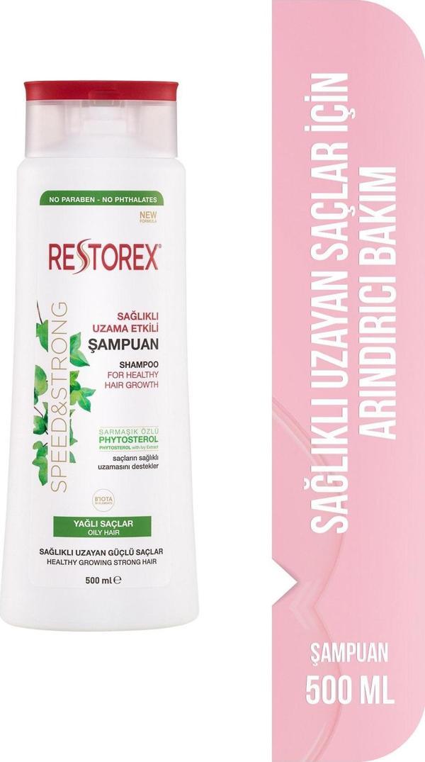 Restorex Yağlı Saçlar için Bakım Şampuanı 500 Ml - Image 1