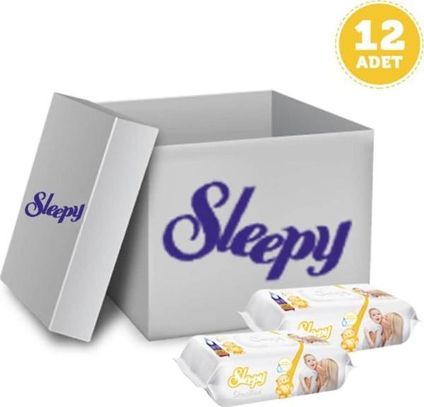 Sleepy Sensitive Mendil 90'lı x 12 Adet - 1080 Yaprak Kapaklı - Image 1