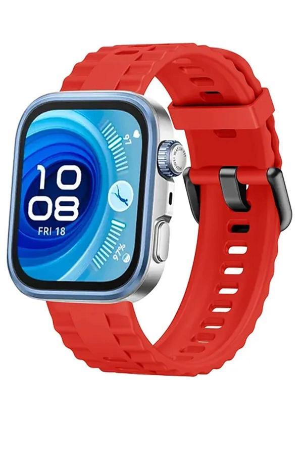 Huawei Watch Fit 3 Klasik Kordon - Kırmızı-(5796) - Image 1