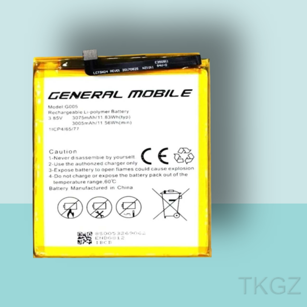 Tkgz - General Mobile GM 8 Batarya Pil Orijinal Sıfır - Image 1