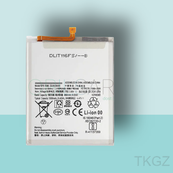 Tkgz - Samsung Galaxy A53 - A436 Batarya Pil Orijinal Sıfır - Image 1