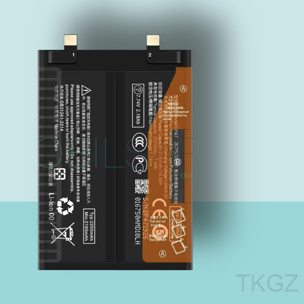 Tkgz - Xiaomi REDMİ NOTE 11 PRO PLUS -  BP47 - Batarya Pil Orijinal Sıfır - Image 1