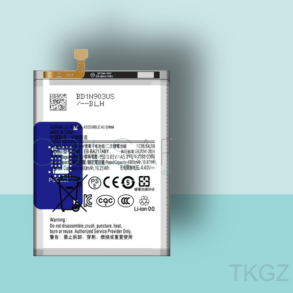 Tkgz - Samsung Galaxy A12 - A125 Batarya Pil Orijinal Sıfır - Image 1