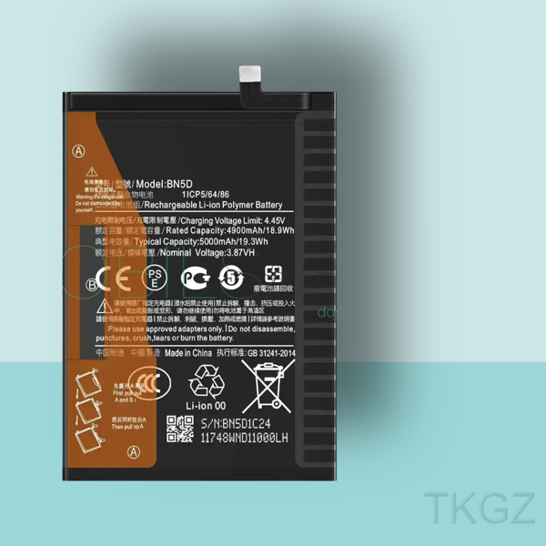 Tkgz - Xiaomi REDMİ NOTE 11S - BN5D - Batarya Pil Orijinal Sıfır - Image 1