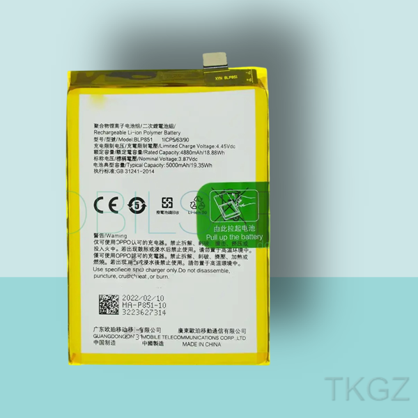 Tkgz - General Mobile GM 9 PRO Batarya Pil Orijinal Sıfır - Image 1