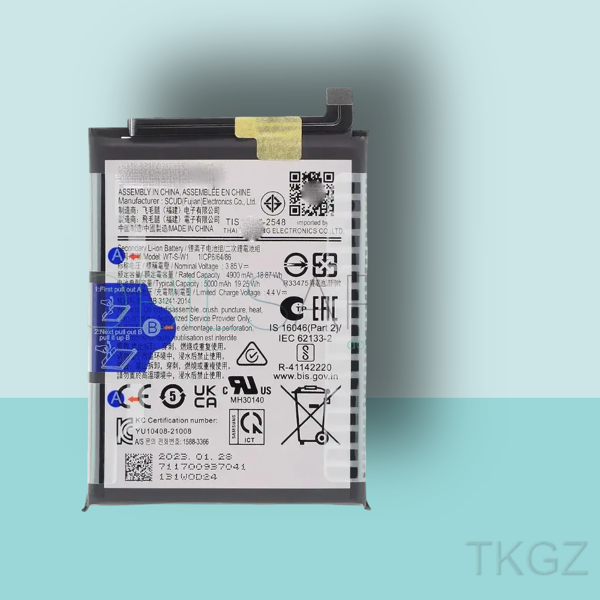 Tkgz - Samsung Galaxy A14 - A145 Batarya Pil Orijinal Sıfır - Image 1