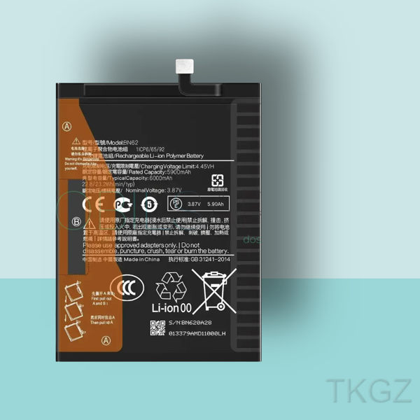 Tkgz - Xiaomi REDMİ 9T - BN62 - Batarya Pil Orijinal Sıfır - Image 1