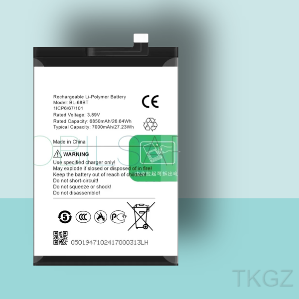 Tkgz - Tecno POVA NEO2 - BL-68BT - Batarya Pil Orijinal Sıfır - Image 1