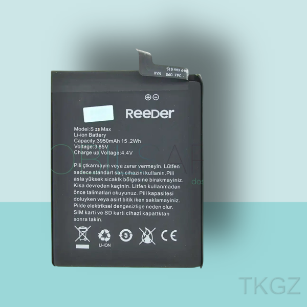 Tkgz - REEDER S23 PRO MAX Batarya Pil Orijinal Sıfır - Image 1