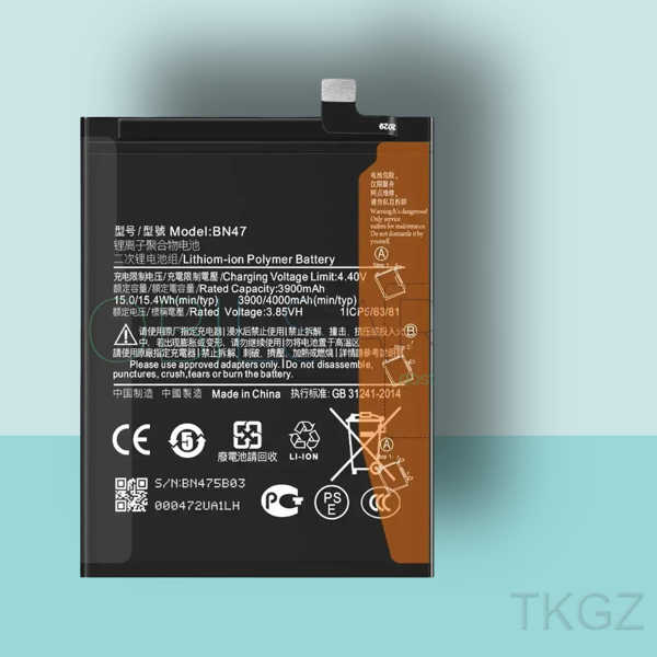 Tkgz - Xiaomi MİA2 LİTE -BN47 - Xatarya Pil Orijinal Sıfır - Image 1